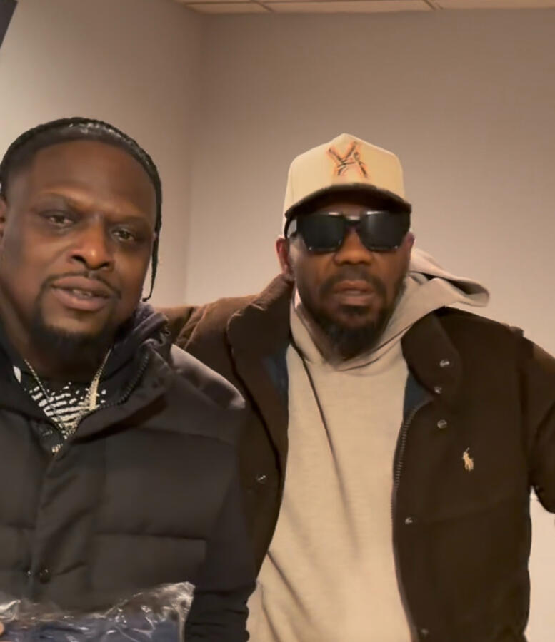 Chuck Black and Beanie Sigel Suffolk, Virginia rapper with Beanie Sigel