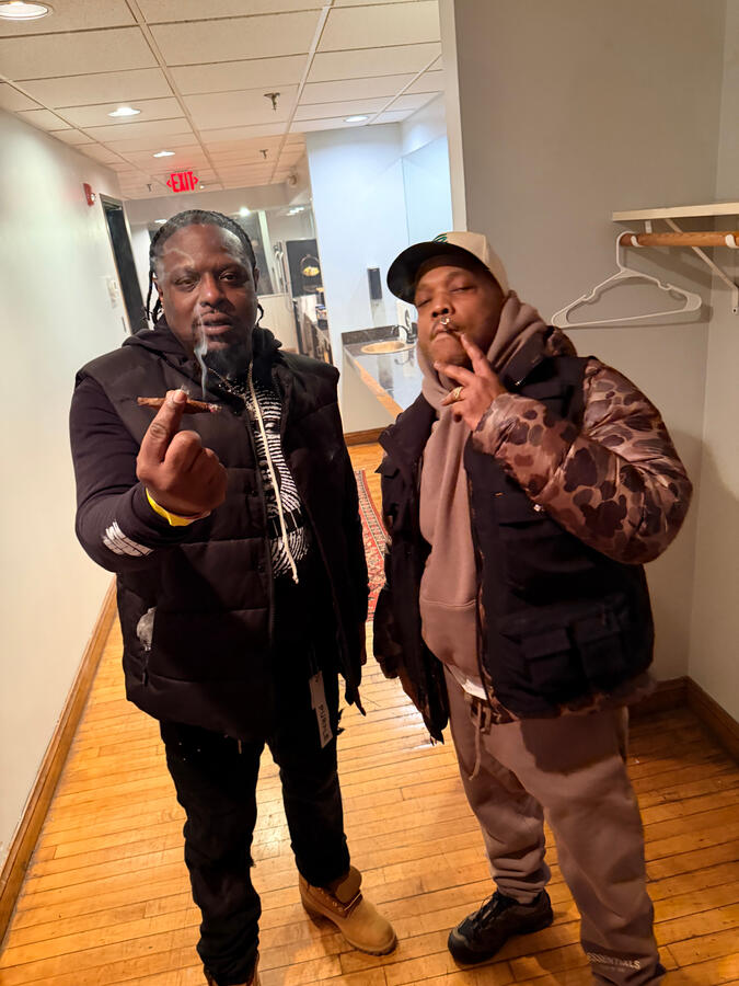 Suffolk, Virginia rapper Chuck Black with Styles P
