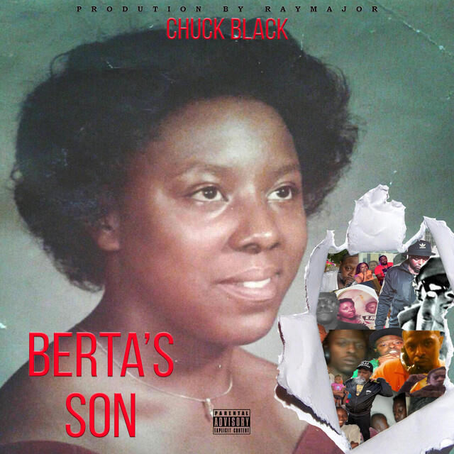 Chuck Black – Berta’s Son Album Artwork Berta's Son hip-hop album cover by Chuck Black